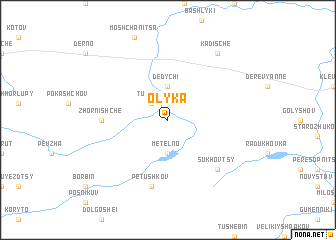 map of Olyka