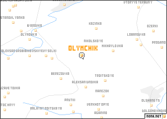 map of Olymchik