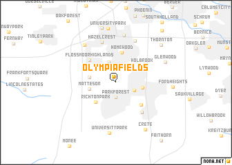 map of Olympia Fields