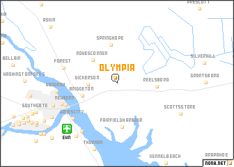 map of Olympia