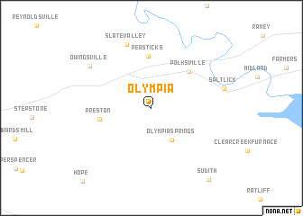 map of Olympia