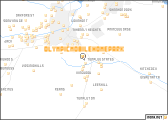 map of Olympic Mobile Home Park