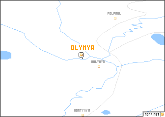 map of Olym\