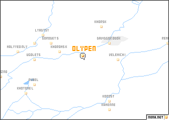 map of Olypenʼ