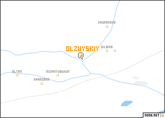 map of Olzuyskiy