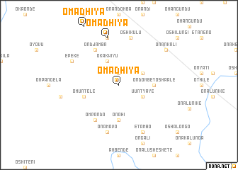 map of Omadhiya