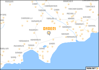 map of Omae-ri