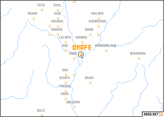 map of Omafe