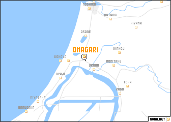 map of Ōmagari