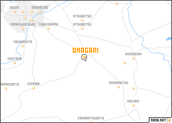 map of Ōmagari