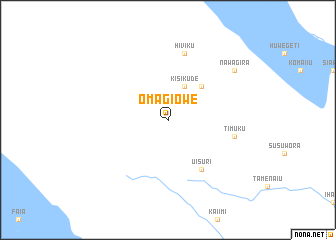 map of Omagiowe