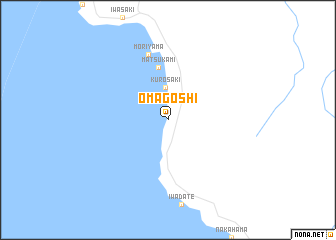 map of Ōmagoshi