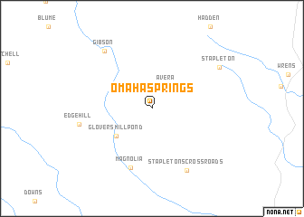 map of Omaha Springs