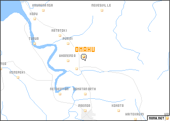 map of Omahu