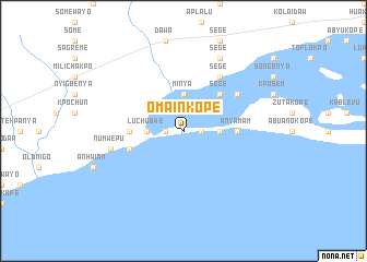 map of Omainkope