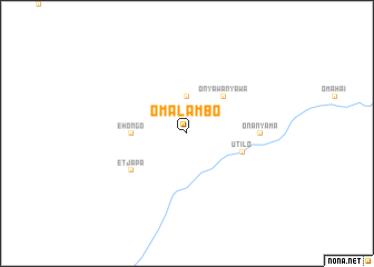 map of Omalambo