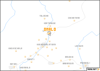map of Omalo
