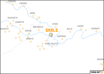 map of Omalo