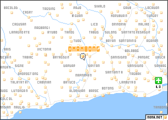 map of Omambong