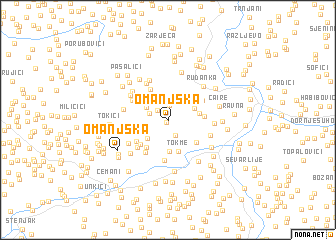 map of Omanjska