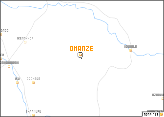 map of Omanze