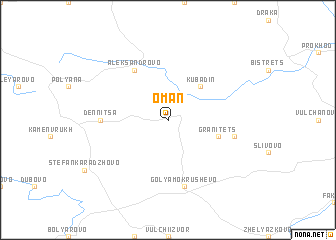 map of Oman
