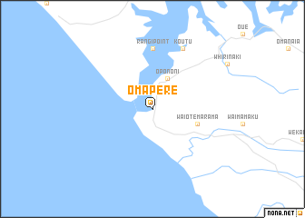 map of Omapere