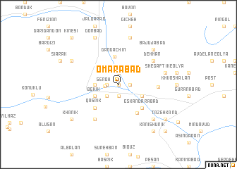 map of ‘Omarābād