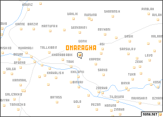 map of Ōmar Āghā