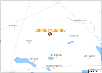 map of Omar-Utyuginov