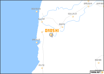 map of Omashi
