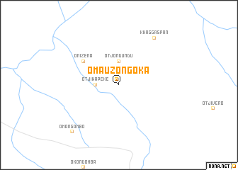 map of Omauzongoka