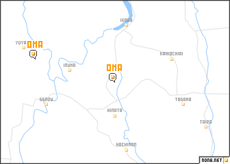 map of Ōma