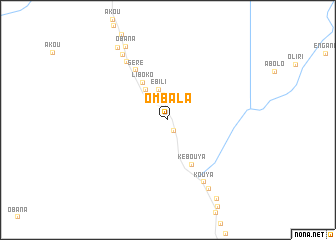 map of Ombala