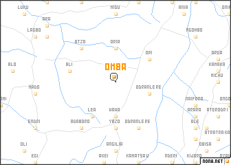 map of Omba