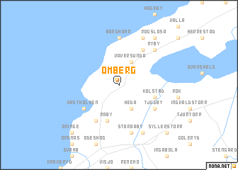 Omberg (Sweden) map - nona.net