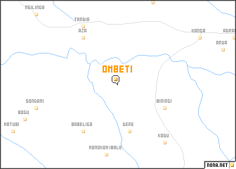 map of Ombeti