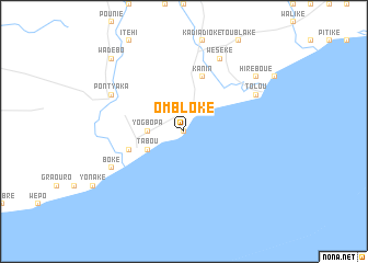 map of Ombloké