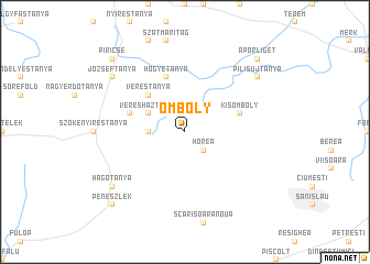 map of Ömböly