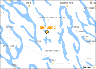 map of Ombwana