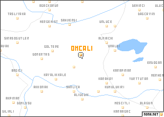 map of Omcalı