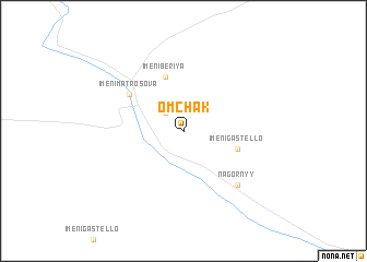 map of Omchak