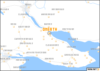 map of Omeath