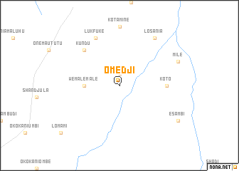 map of Omedji