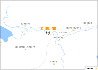 map of Omelino