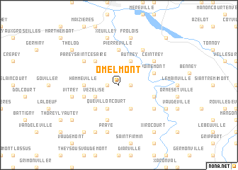 map of Omelmont