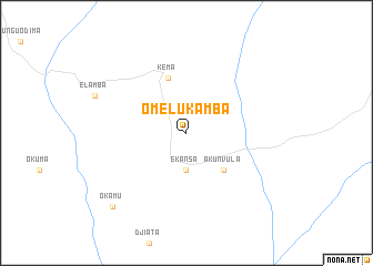 map of Omelukamba