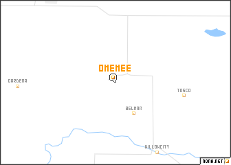 map of Omemee