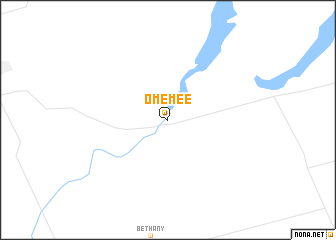 map of Omemee