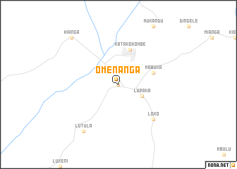 map of Omenanga